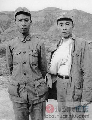 周恩来在延安坠马，致使右臂粉碎性骨折.jpg