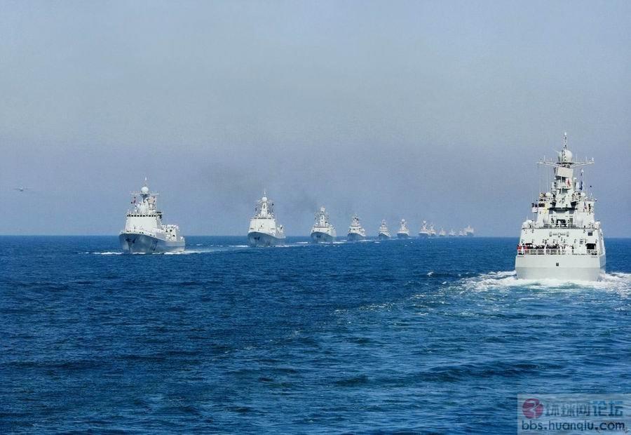 绝对最强阵容:中国海军最厉害最牛B的战舰全都