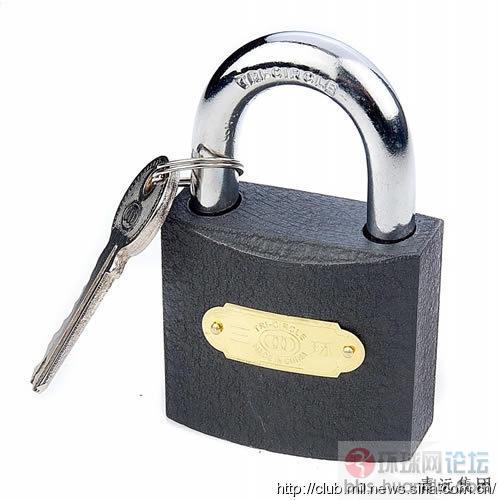 使用中国三环锁