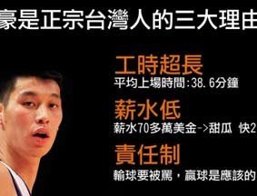 林书豪是台湾人的三大理由