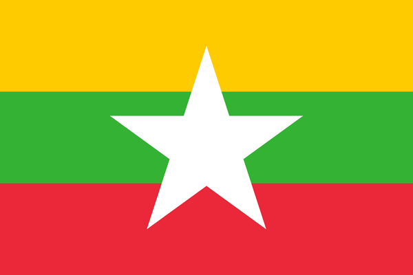 的国家,红色象征勇敢和决心.白色五角星代表联邦永久长存.高清图片