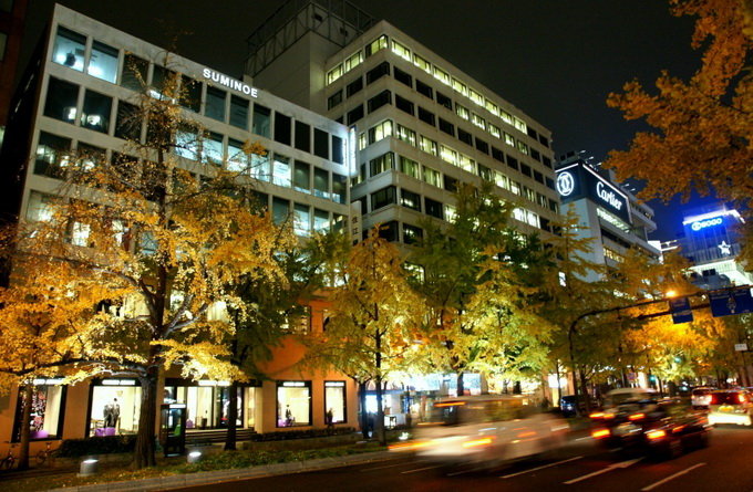 御堂筋_大阪_日本_环球旅行