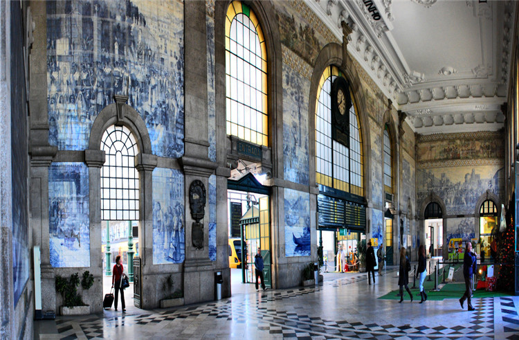 圣本笃车站 _波尔图_葡萄牙 _环球旅行