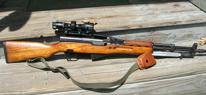 西蒙诺夫SKS半自动步枪_轻兵器_环球兵器