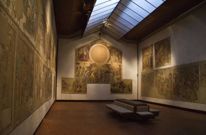 画廊艺术建筑设计效果图展示分享装饰装修工程施工设计内容管理图片