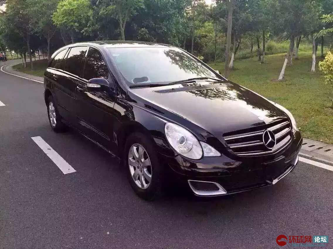 08款奔驰r350黑色黑内 全景天窗 四驱